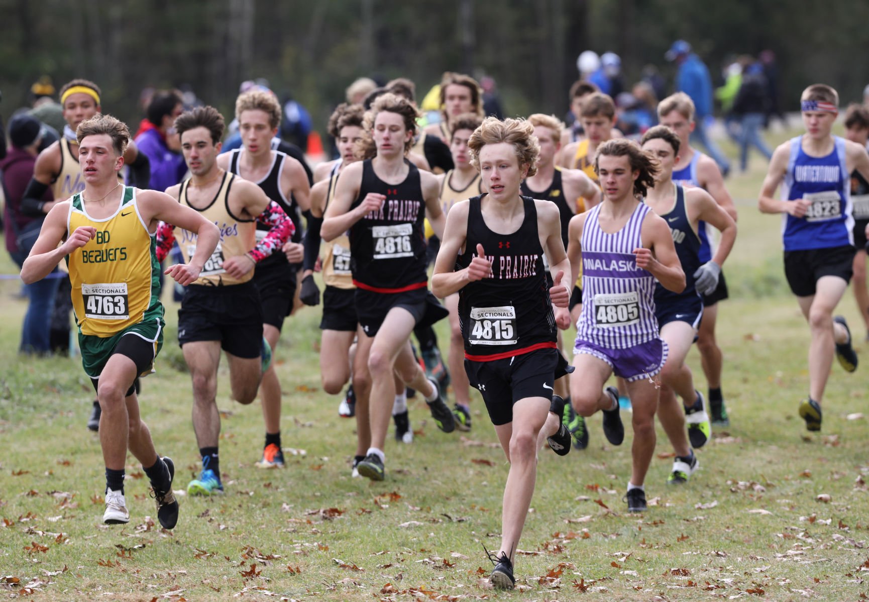 WIAA girls and boys cross country sectional